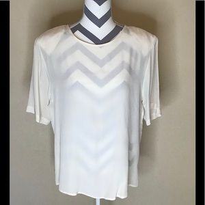 August Max Woman Silk Pullover Top